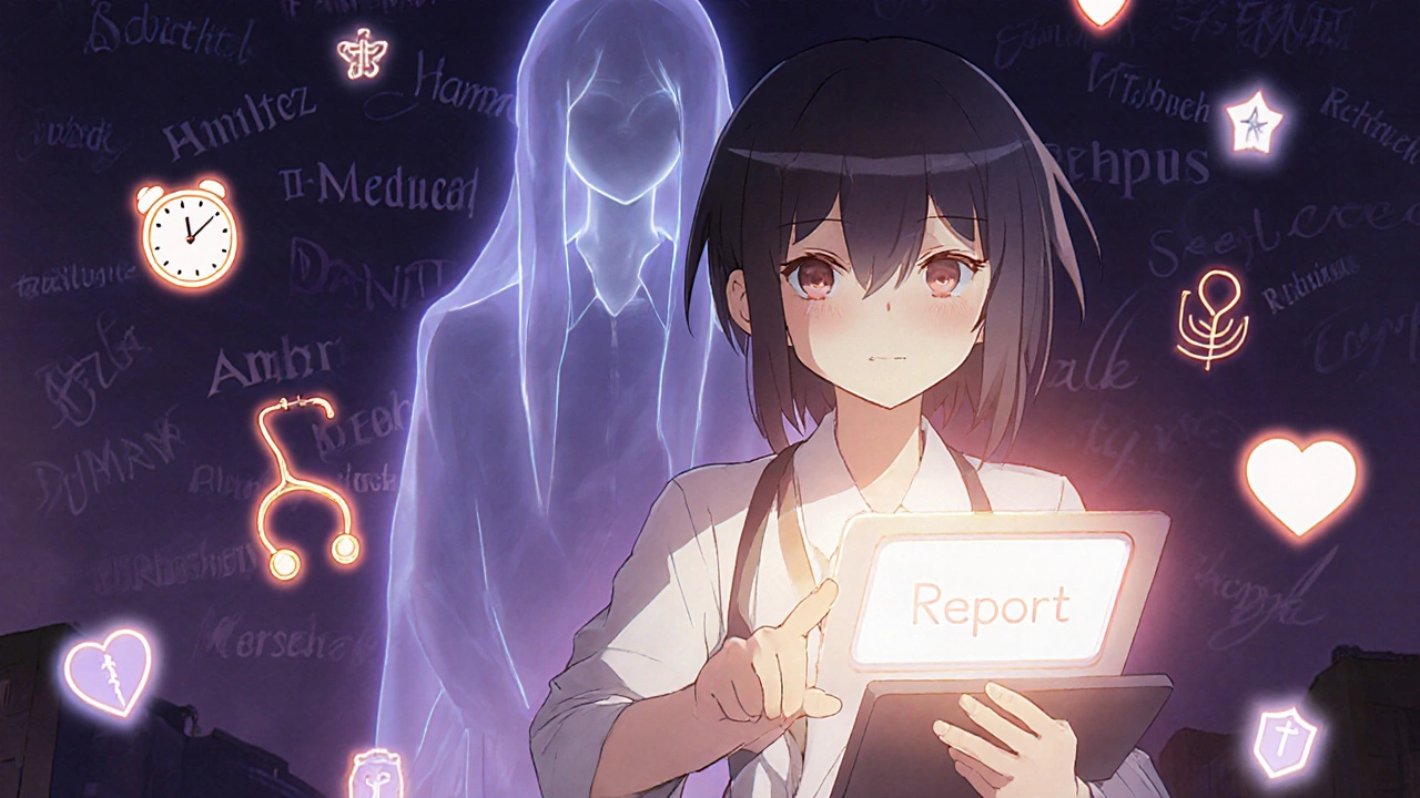 Ein Kind in der Schulkrankenstation erreicht nach einem Medikationsfehler nach einer Warnung.