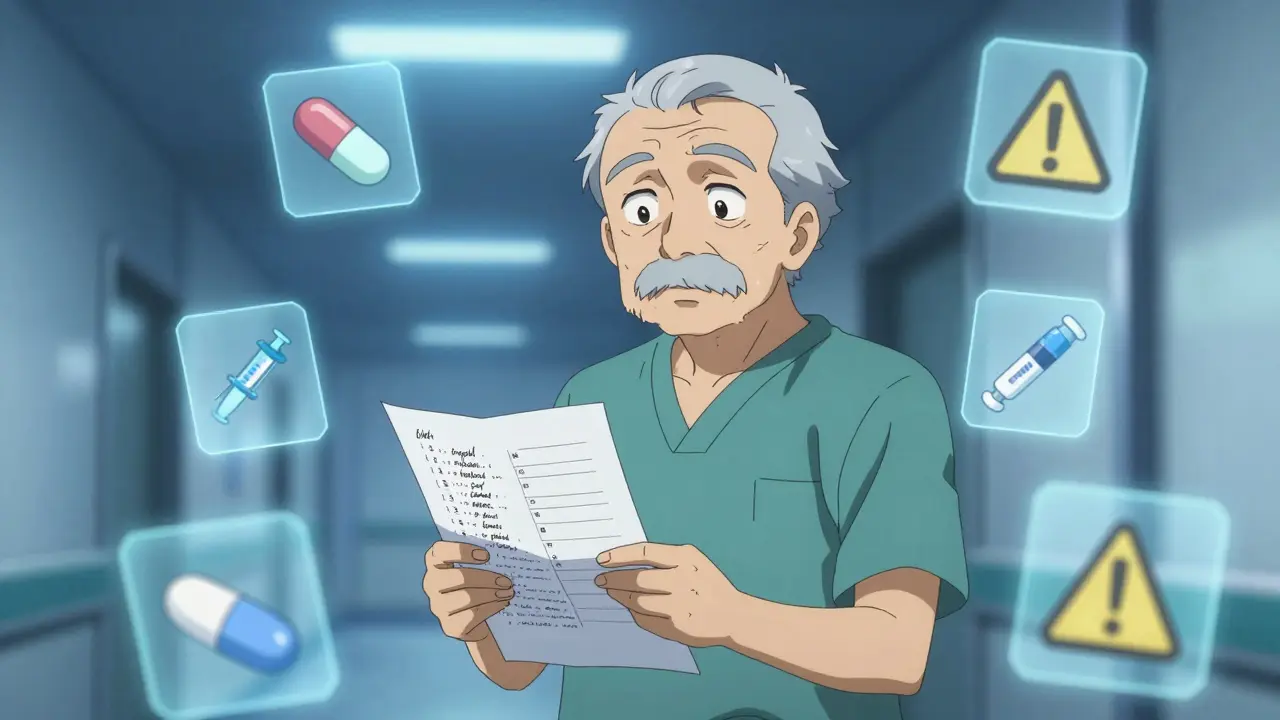 Eine vollständige Medikamentenliste für eine sichere Versorgungskoordination führen