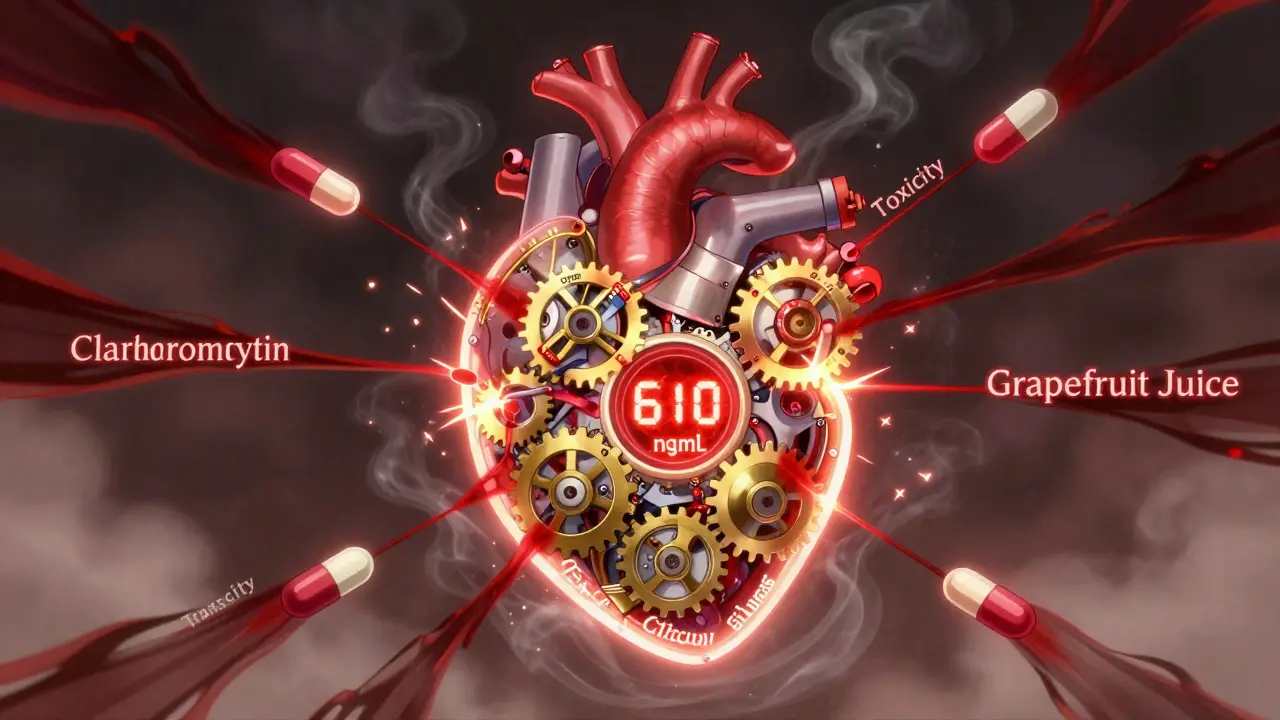 Cyclosporin und Arzneimittelwechselwirkungen: Hemmung des CYP3A4-Enzyms