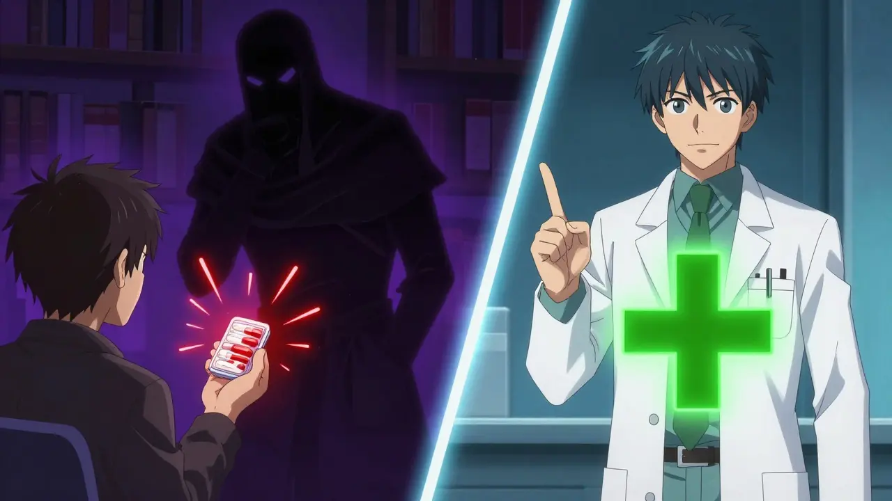 Anime-Vergleich: Falsche Online-Shops versus sichere Apotheken